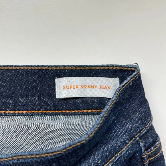 Tory Burch Dark Wash Low Rise Super Skinny Jeans 26 Women’s - Picture 13 of 15